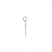 Load image into Gallery viewer, 10K Italian Horn Traditional Protection Symbol Charm/Pendant Yellow Gold
