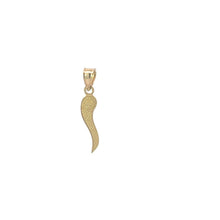 Load image into Gallery viewer, 10K Italian Horn Traditional Protection Symbol Charm/Pendant Yellow Gold