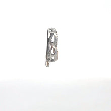 Load image into Gallery viewer, Sterling Silver 10k Gold Diamond Mom Heart Love Symbol Pendant
