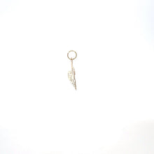 Load image into Gallery viewer, 14K #1 Number One Sister Family Love Charm/Pendant Yellow Gold