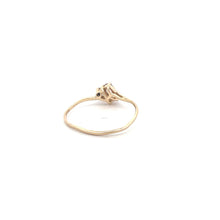 Load image into Gallery viewer, 14K Marquise Pink Topaz Diamond Vintage Ring Yellow Gold