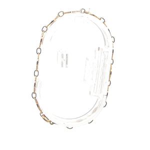 14K Filigree Flower Link Vintage Fashion Chain Bracelet 6.75" Yellow Gold