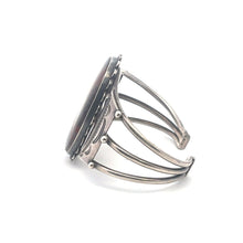 Load image into Gallery viewer, Sterling Silver Dendritic Agate Southwester Vintage Cuff Bracelet 6.75&quot;