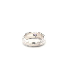 Load image into Gallery viewer, Sterling Silver 18k Gold Accent Round Amethyst Statement Ring