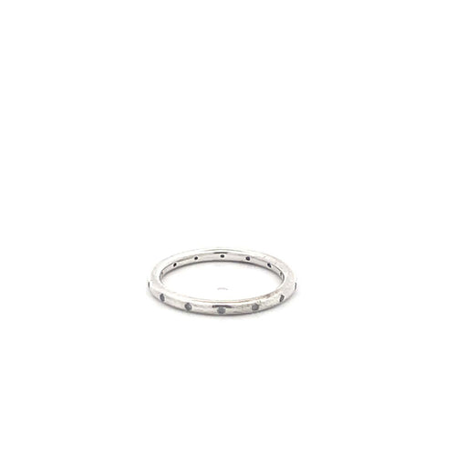 Sterling Silver Simply Sparkling Pandora CZ Stacking Band Ring