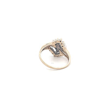 Load image into Gallery viewer, 10K Classic Diamond Vintage Bypass Statement Ring Yellow Gold