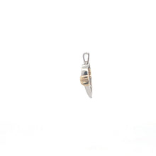 Load image into Gallery viewer, 10K Vintage Diamond Classic Heart Love Kiss Pendant White Gold
