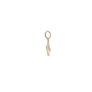 10K Eighth Note Music Musician Symbol Charm/Pendant Yellow Gold