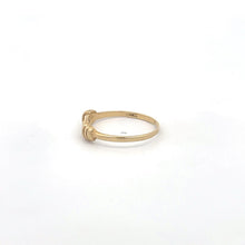 Load image into Gallery viewer, 14K Oval Loop Twist Knot Vintage Ring Yellow Gold
