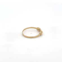 Load image into Gallery viewer, 14K Oval Loop Twist Knot Vintage Ring Yellow Gold