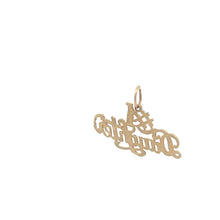 Load image into Gallery viewer, 14K #1 Number One Daughter Mother&#39;s Day Charm/Pendant Yellow Gold
