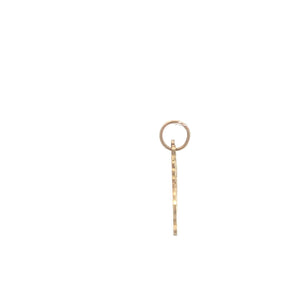 14K #1 Number One Daughter Mother's Day Charm/Pendant Yellow Gold