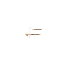 Load image into Gallery viewer, 14K 3.0mm Vintage Classic Round Ball Stud Earrings Yellow Gold