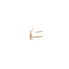 Load image into Gallery viewer, 14K Sail Boat Ship Sailing Nautical Motif Stud Earrings Yellow Gold