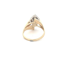Load image into Gallery viewer, 10K Vintage Classic Diamond Cluster Statement Ring Yellow Gold