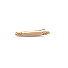 Load image into Gallery viewer, 10K Ornate Victorian Scroll Accent Bar Pin/Brooch Yellow Gold