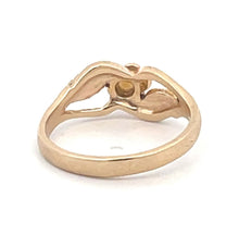 Load image into Gallery viewer, 10K Black Hills Flower Rose Ornate Romantic Ring Yellow Gold