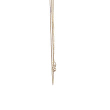Load image into Gallery viewer, 10K 0.5mm Square Link Classic Box Chain Necklace 18.25&quot; Yellow Gold