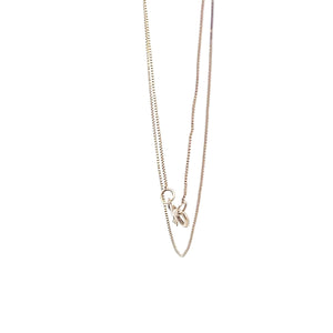 10K 0.5mm Square Link Classic Box Chain Necklace 18.25" Yellow Gold