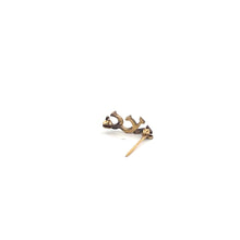 Load image into Gallery viewer, 10K VCC Monogram Letter Vintage Lapel Pin/Brooch Yellow Gold