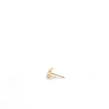 Load image into Gallery viewer, 14K Heart Love Symbol Single Vintage Stud Earring Yellow Gold