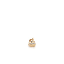 Load image into Gallery viewer, 14K Diamond Heart Love Symbol Single Stud Earring Yellow Gold