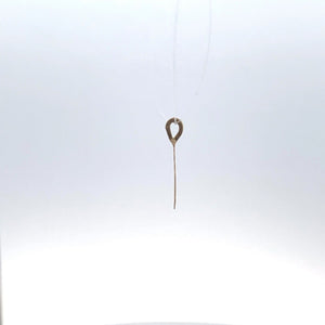 14K Best Mom Mother's Day Word Cut Out Charm/Pendant Yellow Gold