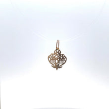 Load image into Gallery viewer, 14K Best Mom Mother&#39;s Day Word Cut Out Charm/Pendant Yellow Gold
