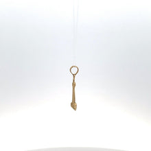Load image into Gallery viewer, 14K Lighthouse Coastal Beach Motif Travel Charm/Pendant Yellow Gold