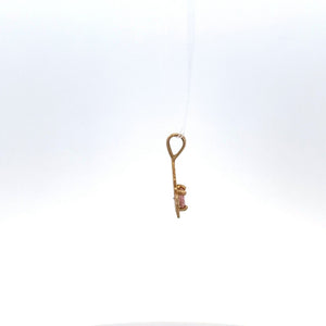 14K #1 Number One Mom Mother's Day Charm/Pendant Yellow Gold