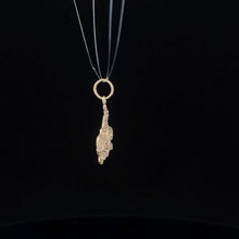 Load image into Gallery viewer, 14K #1 Number One Dad Father&#39;s Day Charm/Pendant Yellow Gold