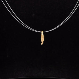 14K Two Heart Love Symbol Vintage Charm/Pendant Yellow Gold