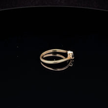 Load image into Gallery viewer, 14K Marquise Sapphire Diamond Vintage Bypass Ring Yellow Gold