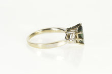 Load image into Gallery viewer, 14K 1.25 Ctw Sapphire Diamond Engagement Ring Size 8 White Gold