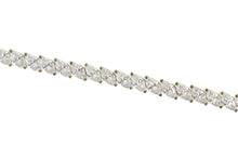 Load image into Gallery viewer, 14K Marquise Cubic Zirconia Classic Tennis Bracelet 7.25&quot; White Gold