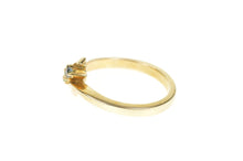 Load image into Gallery viewer, 14K Retro Emerald Diamond Sapphire Peridot Bypass Ring Size 6.5 Yellow Gold