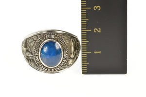 10K 1969 Pennsylvania State University Class Ring Size 12.75 White Gold