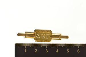 10K Delta Kappa Gamma Female Educator Bar Pin/Brooch Yellow Gold