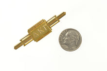 Load image into Gallery viewer, 10K Delta Kappa Gamma Female Educator Bar Pin/Brooch Yellow Gold