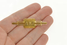 Load image into Gallery viewer, 10K Delta Kappa Gamma Female Educator Bar Pin/Brooch Yellow Gold