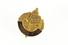 Load image into Gallery viewer, 10K USS United States Steel 25 Years Atlas Lapel Pin/Brooch Yellow Gold