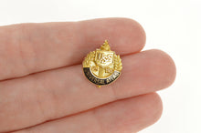 Load image into Gallery viewer, 10K USS United States Steel 25 Years Atlas Lapel Pin/Brooch Yellow Gold