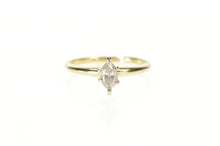 Load image into Gallery viewer, 14K 0.31 Ct Marquise Diamond Solitaire Engagement Ring Size 5 Yellow Gold