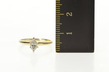 Load image into Gallery viewer, 14K 0.31 Ct Marquise Diamond Solitaire Engagement Ring Size 5 Yellow Gold