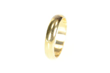 Load image into Gallery viewer, Gold Filled 4.0mm Simple Classic Plain Wedding Band Ring Size 6