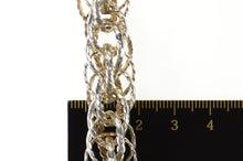 Load image into Gallery viewer, Sterling Silver 14.6mm Wide Twist Rope Statement Chain Bracelet 8.5&quot;