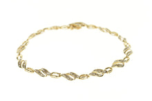 Load image into Gallery viewer, 10K 1.44 Ctw Diamond Wavy Channel Tennis Bracelet 8.5&quot; Yellow Gold