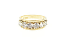 Load image into Gallery viewer, 10K Classic Retro Cubic Zirconia Wedding Band Ring Size 5.75 Yellow Gold