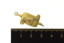 Load image into Gallery viewer, 10K Kappa Delta Pi Fraternity Scroll Pin/Brooch Yellow Gold