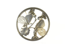 Load image into Gallery viewer, Sterling Silver Georg Jensen Ornate Butterfly Flower Round 283 Pin/Brooch